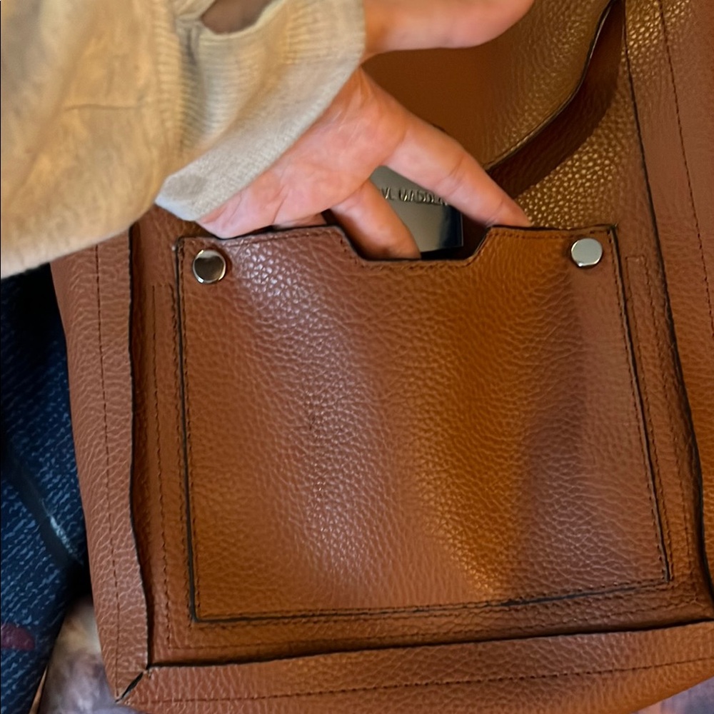 Tan Leather Backpack - Picture 3 of 6
